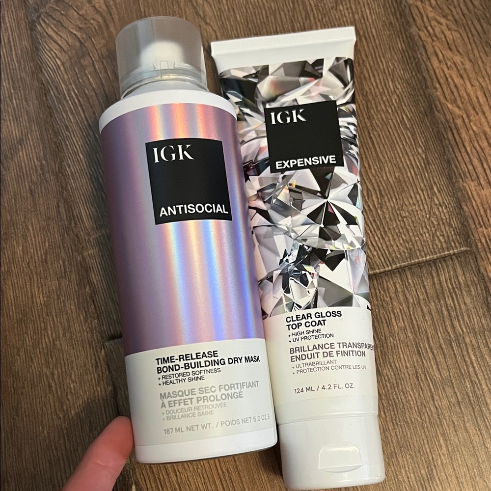 IGK Antisocial Time-Release Bond-Building Dry Mask - Iridescent Purple